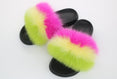 Fox Fur Slides Female Indoor Flip Flops