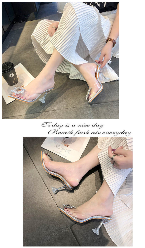 Luxury Women Transparent High Heels