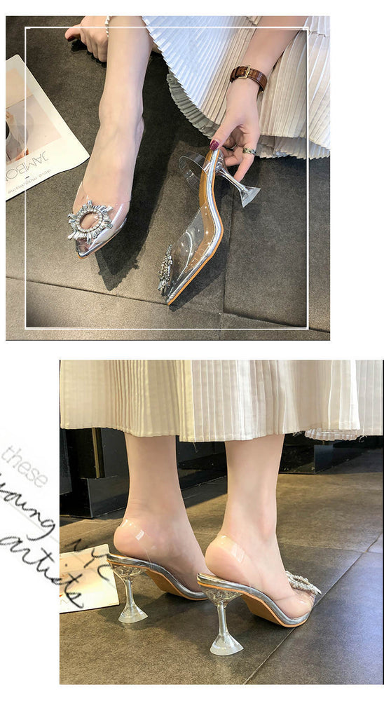 Luxury Women Transparent High Heels