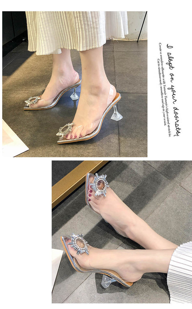 Luxury Women Transparent High Heels