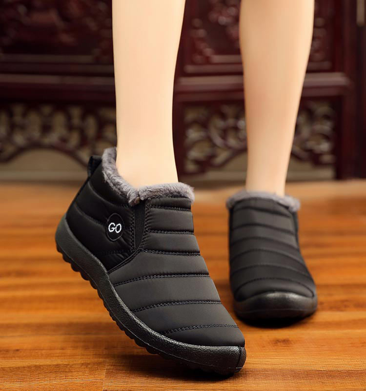 Waterproof winter solid casual boots