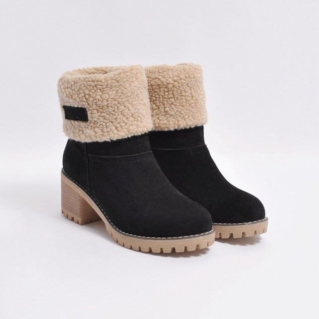 Snow Ladies Winter Flock Warm Boots