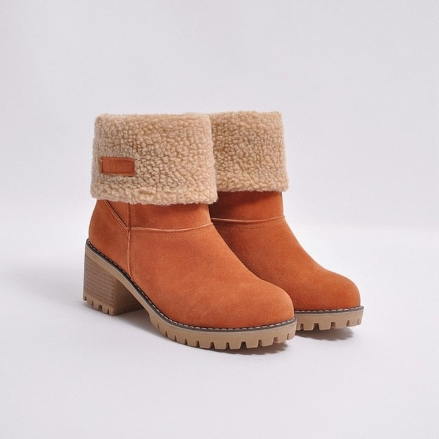 Snow Ladies Winter Flock Warm Boots