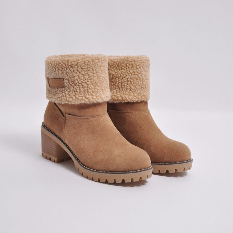 Snow Ladies Winter Flock Warm Boots