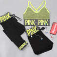 Yoga Set Women Sport Suit Letter Sportswear