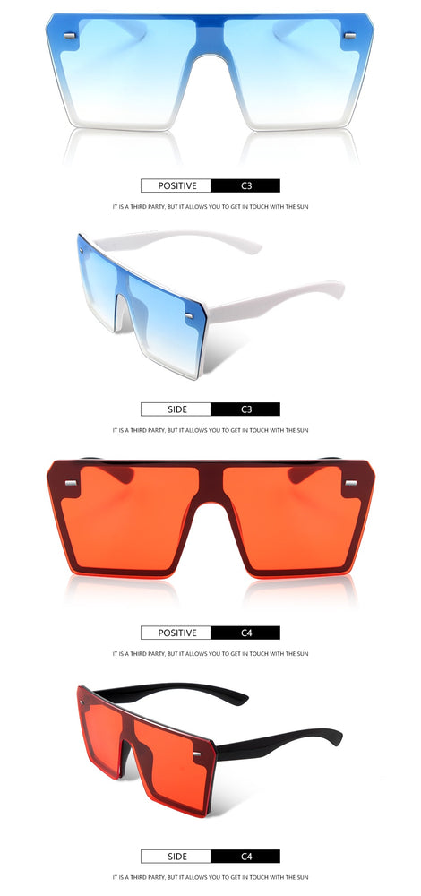 Luxury Brand Oversized big Square Sunglasses