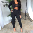 Two-piece suit sexy long sleeve  jumpsuit