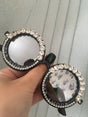 Crystal Diamond Handmade Round Sunglasses