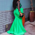 African Ladies Plus Size Long Party Mermaid Dress