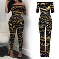 Off Shoulder Jumpsuits Long Pants For Women