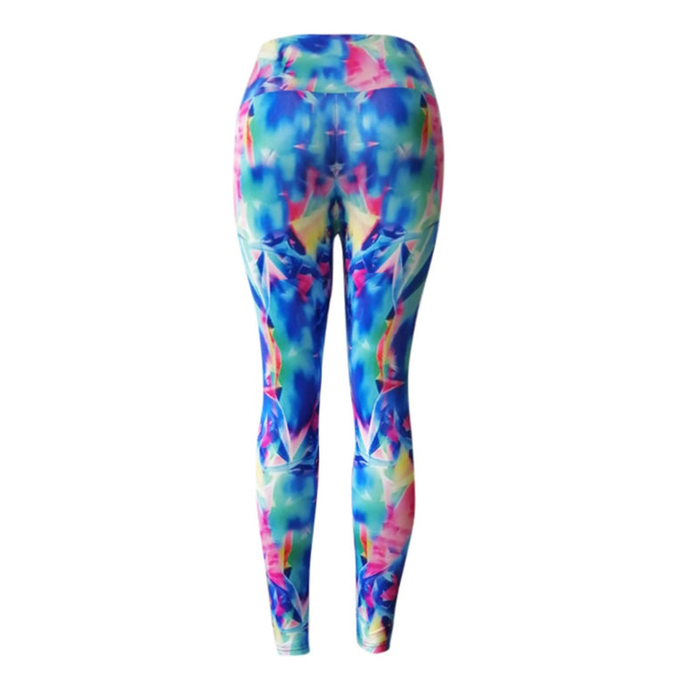 Shark Gym Leggings fitness color print