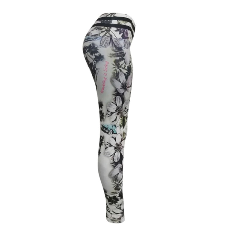 Shark Gym Leggings fitness color print