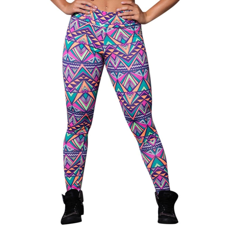 Shark Gym Leggings fitness color print