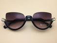 Vintage Half Frame Cat Eye Sunglasses