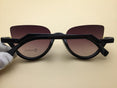 Vintage Half Frame Cat Eye Sunglasses