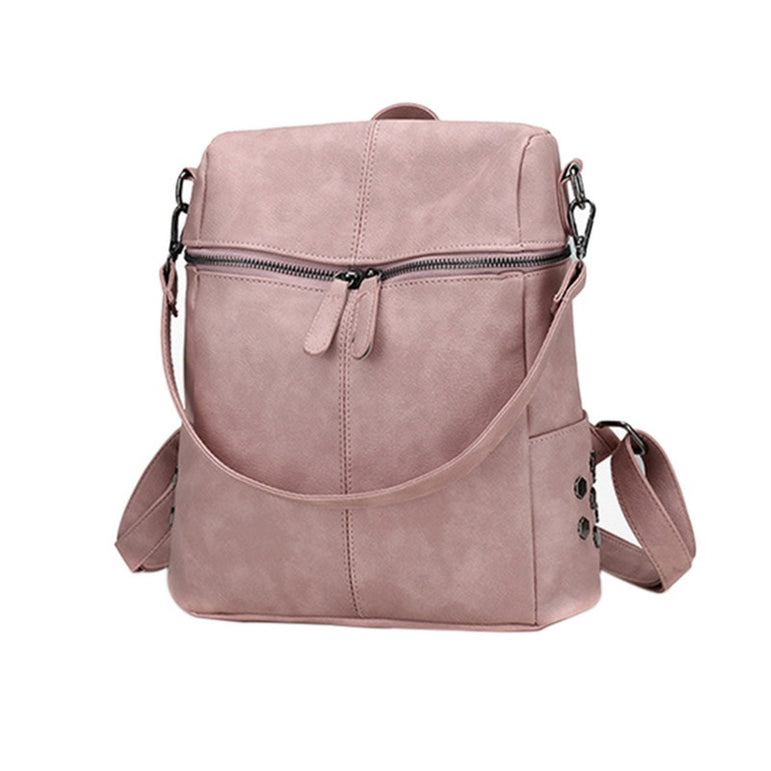 Waterproof PU Leather Ladies Zipper Bag