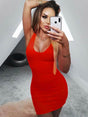 Off Shoulder Mini Bodycon Summer Dress