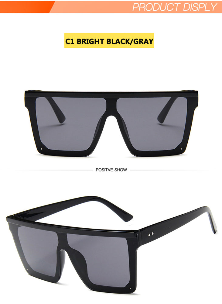 Flat Square Shades Gradient Sun Glasses