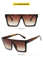 Flat Square Shades Gradient Sun Glasses