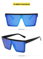 Flat Square Shades Gradient Sun Glasses