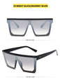 Flat Square Shades Gradient Sun Glasses