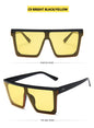 Flat Square Shades Gradient Sun Glasses