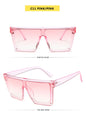 Flat Square Shades Gradient Sun Glasses