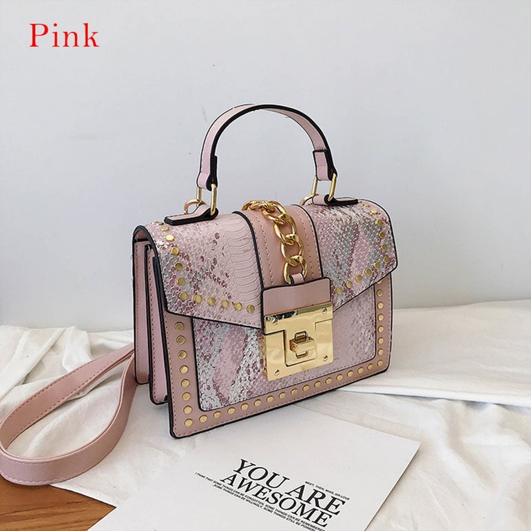 Women Fashion PU Leather Shoulder Handbags