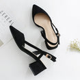 Square High Heels Female Shoes