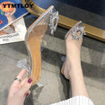 Luxury Women Pumps Transparent High Heels