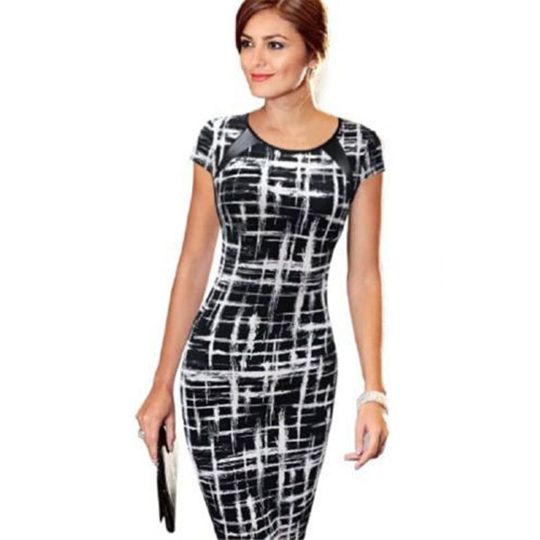 Office Formal Party Tunic Pencil Dress