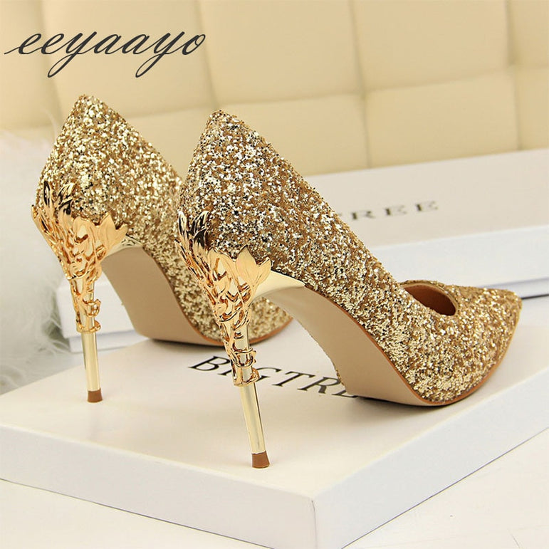 Spring High Thin Heels Pointed Toe