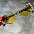 Vintage Heart Fashion Luxury Rhinestone Sunglasses