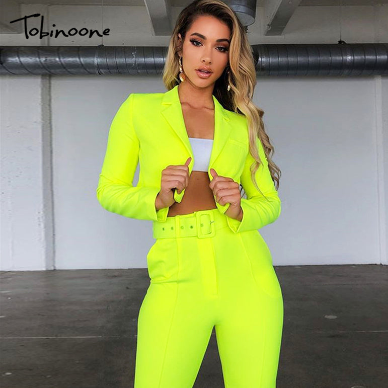 Two-piece suit sexy long sleeve  jumpsuit