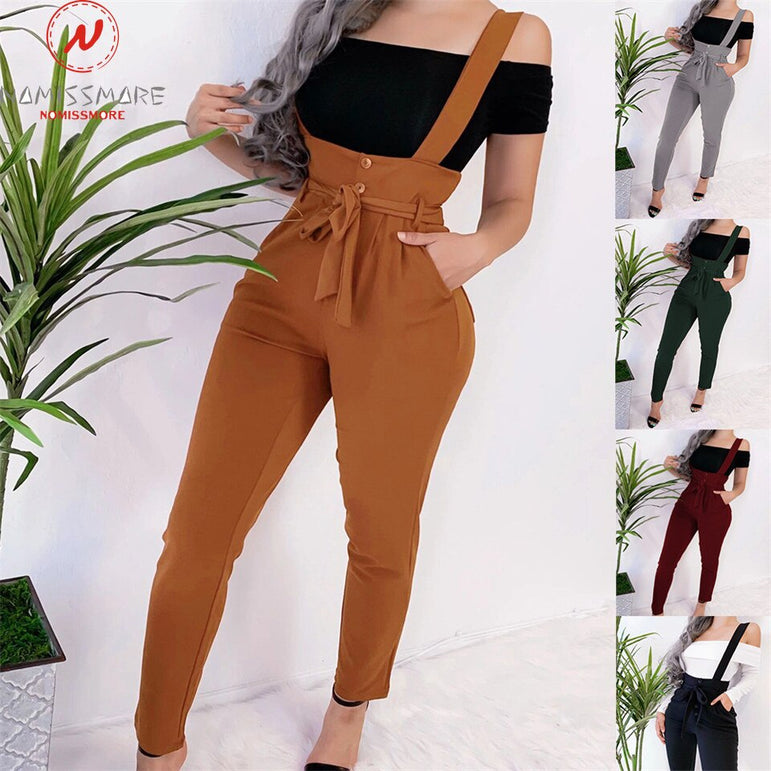 Women Streetwear Long Pants Bandage