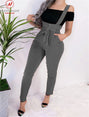 Women Streetwear Long Pants Bandage