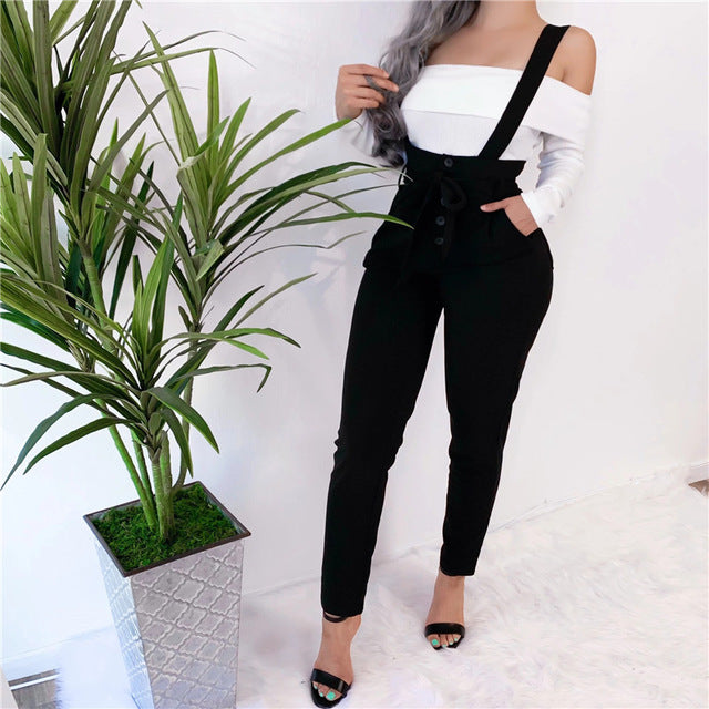 Women Streetwear Long Pants Bandage