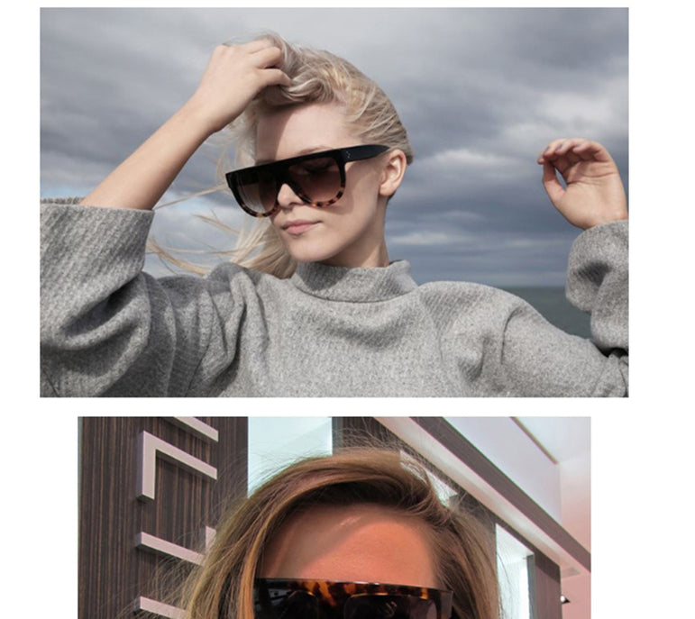 Retro Vintage Women Big Sunglasses