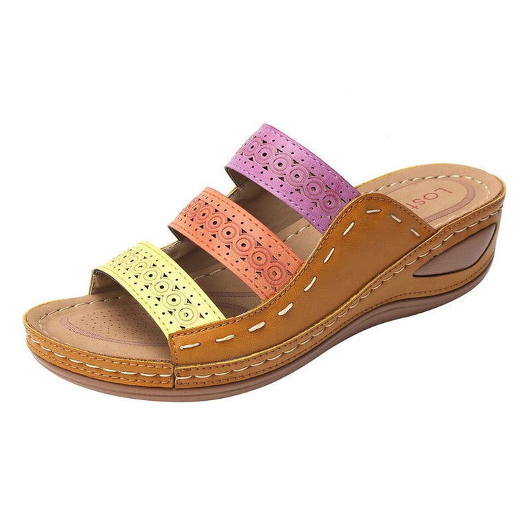 Rome Retro Casual Slip On Slides