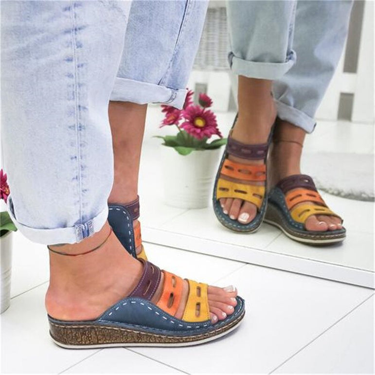 Rome Retro Casual Slip On Slides