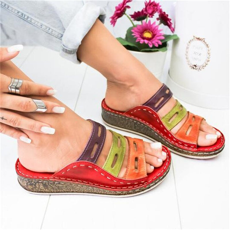 Rome Retro Casual Slip On Slides