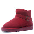 Genuine Leather Fur Snow Boots