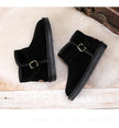 Genuine Leather Fur Snow Boots