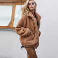 Fur Autumn winter jacket female coat