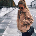 Fur Autumn winter jacket female coat