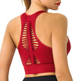 Bra Sexy Mesh Sports Top Push Up