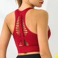 Bra Sexy Mesh Sports Top Push Up