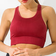 Bra Sexy Mesh Sports Top Push Up