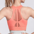 Bra Sexy Mesh Sports Top Push Up