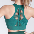 Bra Sexy Mesh Sports Top Push Up